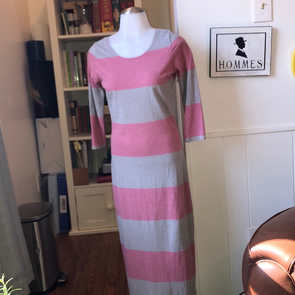O’Neill Midi Dress with scoop back and 3/4 sleeves